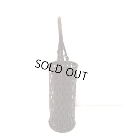 画像8: 特-６６７  竹籠  手付染懸崖籠