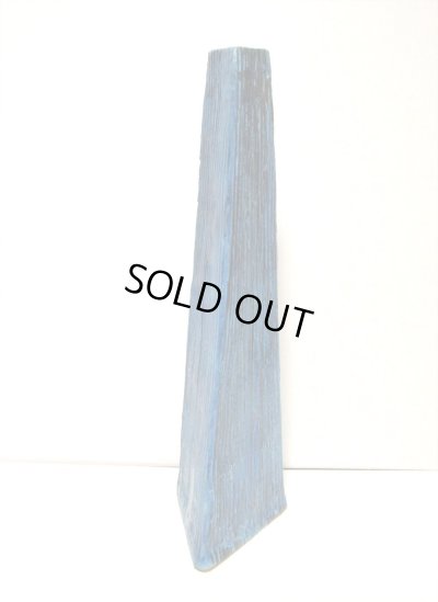 画像6: 特-６６６ 手造りトルコブルー釉１５号三角長瓶