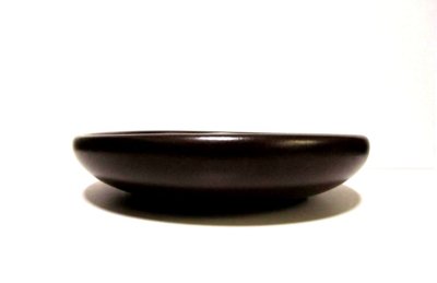 画像2: 特-６６８　こげ茶丸鉄鉢水盤１１号　
