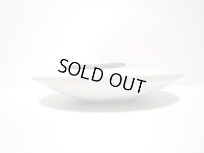 画像8: 白色楕円型縦横兼用花器　T-０３-１