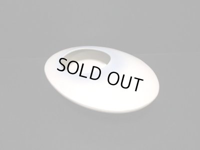 画像3: 白色楕円型縦横兼用花器　T-０３-１