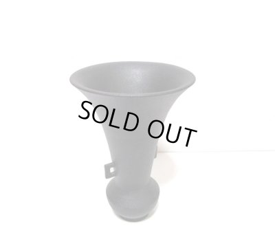 画像11: 作家物たて花　艶消し黒耳付角蕪型　T-０３－８