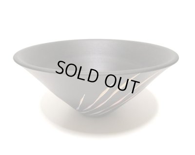 画像4: 一品作　黒１３.５号大鉢　花火文様　T-０３－１６