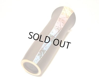 画像10: 一品作　ブラウン６号丸長立花瓶　T-０３－１９