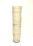 画像4: 手作り　白釉刷毛目１５号筒型花器　T-０３－２１