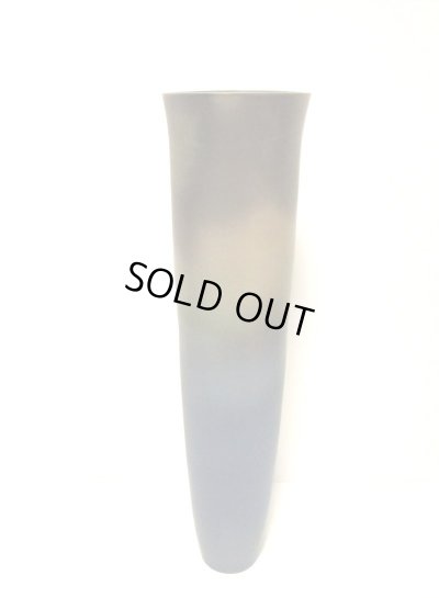 画像11: 特-６８５　一品作１５.５号紺瑠璃色舟形細長立華瓶