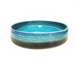 画像8: 手造り　青ガラス釉１０.５号丸切立水盤　T-０３－２０