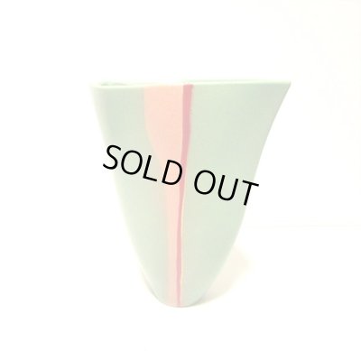 画像4: 特-７０１　手造り若草色７.５号舟型生花・立華花器