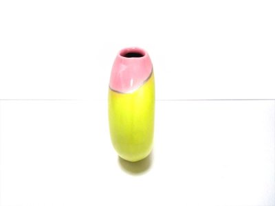 画像3: オーバル型パイプ花器イエロー　T-０４-８