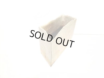 画像6: 一品作　粉引き窯変１０号角形花器　T-０４－２０