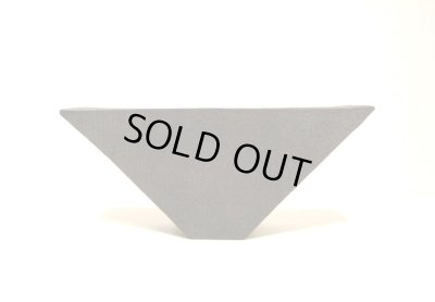 画像8: 作家物　手造りダークブラウン６号撥型花器　T-０４－３１