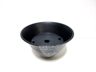 画像4: 黒７.５号丸生花花器　T-０４－３４