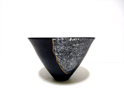 画像8: 黒７.５号丸生花花器　T-０４－３４