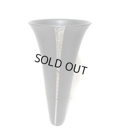 画像8: 一品作　黒６号丸長立花瓶　T-０４－３９