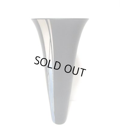 画像5: 一品作　黒６号丸長立花瓶　T-０４－３９