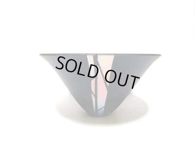 画像3: 一品作　黒１０号広口鉢縦帯柄　T-０４-５６