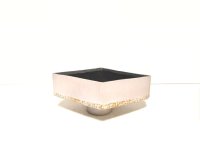 作家物　白８号菱型足付小品花器　T-０５－０１