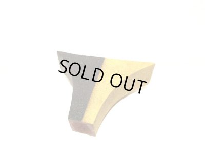 画像10: 作家物　手作り黒／黄土色６.５号撥型掛け花　T-０５－０４