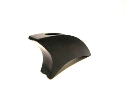 画像6: 手造り黒変型扇型花器（縦横兼用）　T-０５-１５