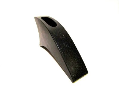 画像7: 手造り黒変型扇型花器（縦横兼用）　T-０５-１５