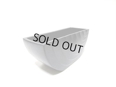 画像10: 黒マット波紋９号半円花入れ ルーナ　T-０５－２９