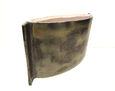 画像6: 手造り黒ボカシ１３号大型角合わせ花器　T-０５-３５