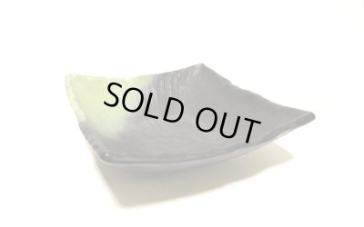 画像6: 手造り　黒８号正角皿　T-０５－４５