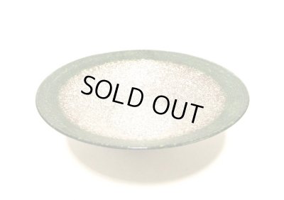 画像6: 織部／こげ茶淡雪１０号丸反型花器　T-０５－４７