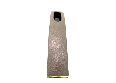 画像9: 手造りグレイ変型扇型花器（縦横兼用）　T-０５-５５