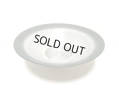 画像6: 特-７５６　グリーン／グレイ１０号丸反型花器（小難有り）　