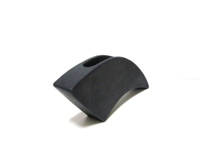 画像6: 手造り黒９.５号変型扇型花器（縦横兼用） T-０６-１０