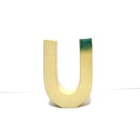 手造り クリーム５号小型U字花器　T-０６-０９