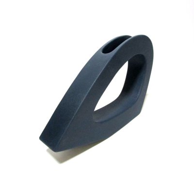 画像5: 手造り 藍色１０号変形リング型花器 T-０６-１７