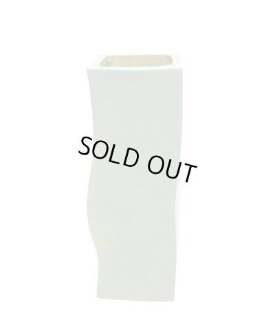 画像7: 手造り レインボー１３号短冊型ウエーブ花器　T-０６－２６