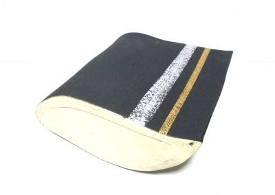 画像13: 手造り 黒１0号大型角型ウエーブ花器　T-０６-２３