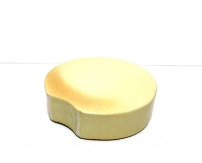 画像12: 手造り 淡黄色７号丸自由花花器 T-０６-１４