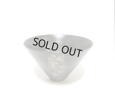 画像2: 黒８号丸生花花器　T-０６－３２