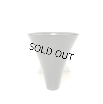 画像4: 黒６号丸反型生花・立花花器 金銀ライン　T-０６－３４