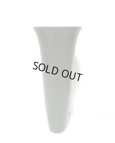 画像6: 艶消し黒ネズ色１２.５号丸細長立華瓶　T-０６－３９