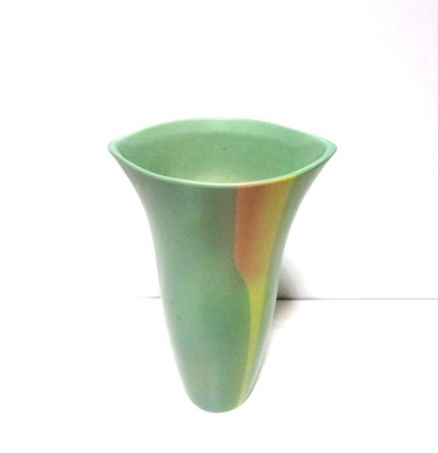 画像4: 手造り草色９号舟型生花・立華花器　T-０６－４０　