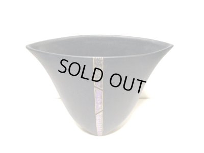 画像8: 手造り 濃紺１１号舟形生花・立花花器　T-０６－４５