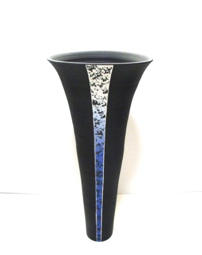 画像3: 一品作　黒６.５号丸大型長立花・自由花花器　T-０６－７２