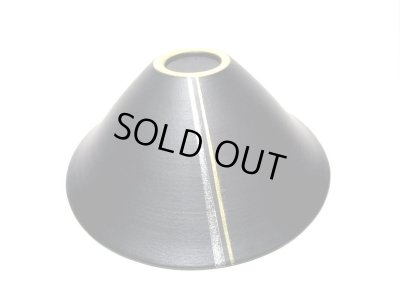 画像13: 一品作　黒１３.５号丸大鉢　縦帯柄　T-０６－８３