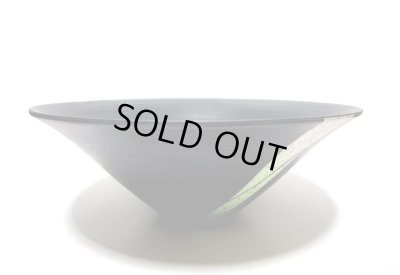 画像10: 一品作　黒１３.５号丸大鉢　縦帯柄　T-０６－８３