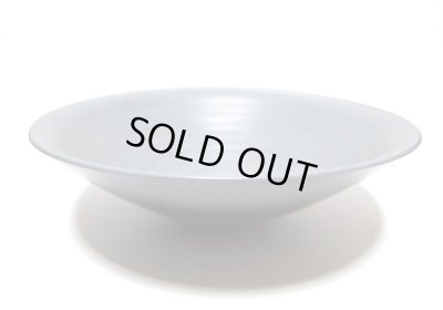 画像6: 作家物 手造り グレー／黒１４.５号丸大鉢 銀太帯柄　T-０６－８４