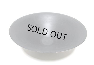 画像12: 一品作　黒１３.５号丸大鉢　縦帯柄　T-０６－８３