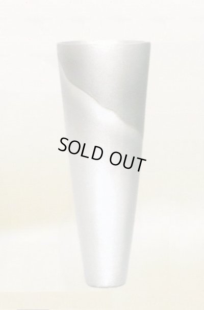 画像1: アルミ合金花器　三千坊（大）銀梨色