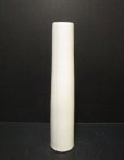 画像7: 特-７７０　手作り白釉１２号丸筒型花器