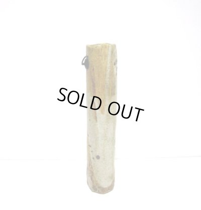 画像7: 特-７６８　手造り唐津風８.５号丸長掛花入