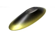 他の写真3: 特-７７１　陶漆器 金/黒１４.５号舟型水盤